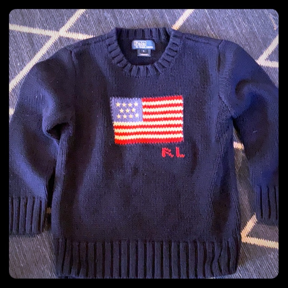 Polo Flag Sweater by Ralph Lauren Boys 5